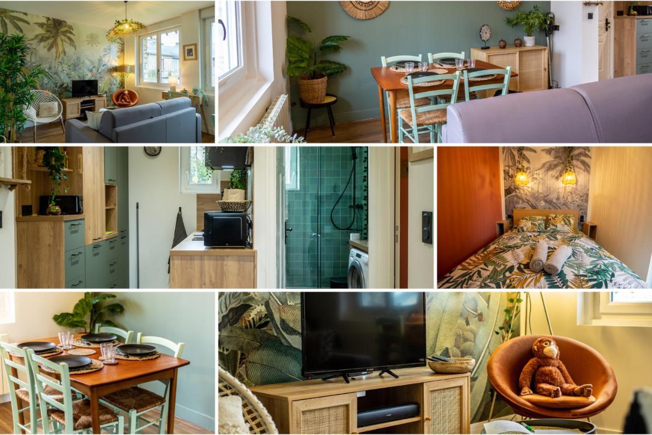 Suite Jungle - Jardin, Netflix Et Parking - Le Manoir Aux Pommes Orbec Exterior foto